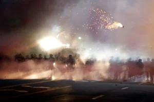 ferguson-protest-tear-gas