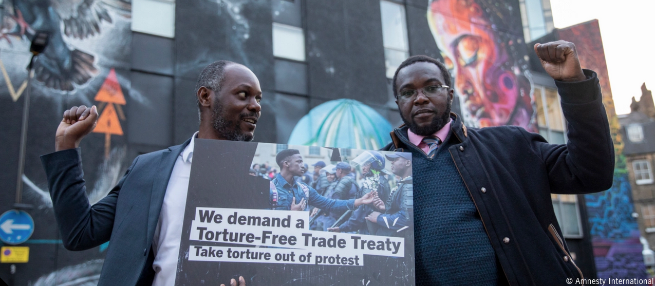 INCLO joins coalition of human rights NGOs in signing the Shoreditch Declaration for a Torture-Free Trade Treaty